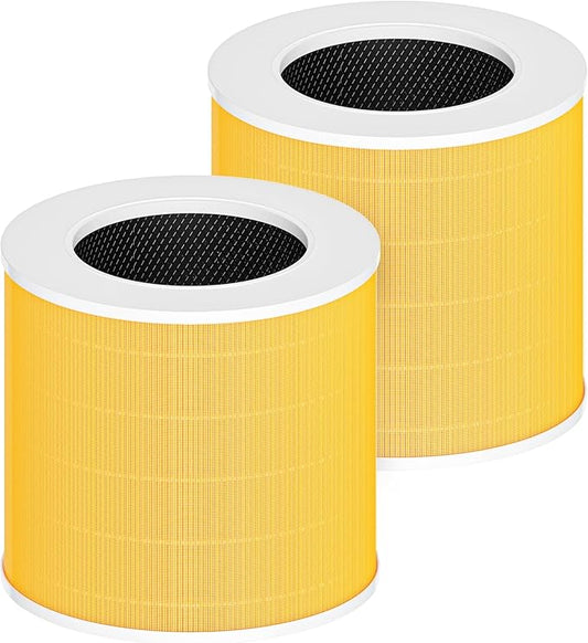 A2005 Replacement Filters Fit for A2005 Air Purifier, 3-in-1 H13 True HEPA Pet Care Filter Activated Carbon for Smoke, Dust, Odors, Pollen, Pet Dander (99.9% to 0.3 Microns) for Living Room & Bedroom