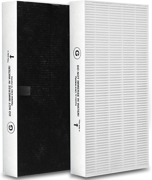 2-pack G Replacement Filter Compatible with Honeywell HEPA Clean Air Purifiers HPA020(B) HPA030(B) & HPA075 HPA080 and HPA175 HPA180 Series, HRF-G1/HRF-G2 Air Filter For Allergies Wildfire Pollen