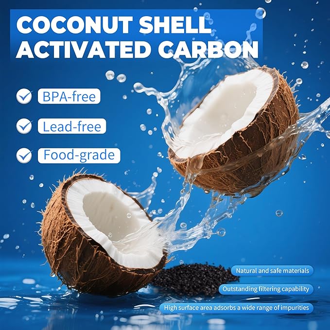 EDR4RXD1 Compatible with UKF8001,Filter 4,4396395,UKF8001AXX,PURICLEAN II, UKF8001AXX-200,UKF8001P,469006 Water Filter, Pack of 2,By YPMQY