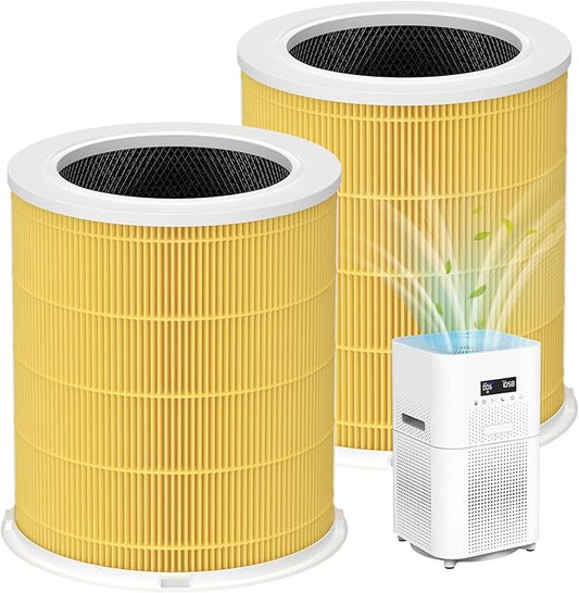2 Pack AP401 AP402 Pet Care Filter Replacement, Compatible with Dayette AP401 AP402 and JOWSET AP402 AP403 Air Purifiers for Large Room up to 3000Ft², Efficient Air Filter, Designed for Pet Odors