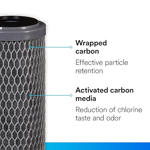 Filtrete 3WH-STDCW-F02 Water Filter Housings, 2 Count (Pack of 1), Gray