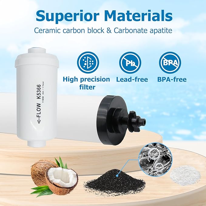 【Upgraded】Larayci Ceramic Filter & Fluoride Filter Replacement for Berkey® BB9-2 Black Filters & PF-2 Fluoride Filters, Compatible with Berkey® Gravity Water Filter System, Combo Pack