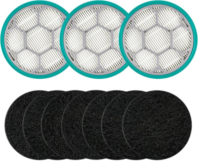 Hepa Filter Sponge Replacement Accessories for Neakasa/Neabot P1 Pro Pet Grooming Kit & Vacuum(3 Hepa Filters+7 Sponges)