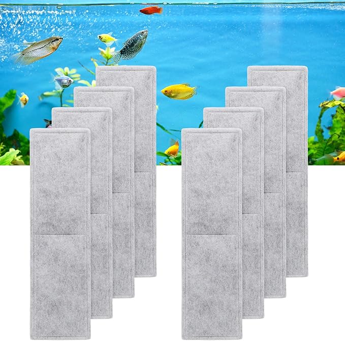 Pangda 16 Pcs Carbon Foam Filter Pads for Compatible with Fluval U4 Range of Internal Filters Replacement Compatible with Fluval U4 Range of Underwater Filter