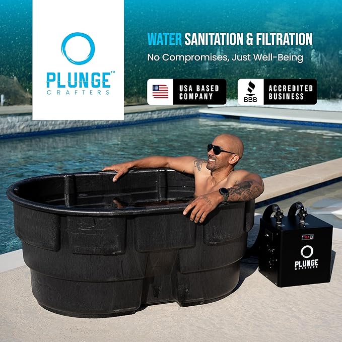 Cold Plunge Water Filter Cartridges, 20 Micron Sediment Filters, 5” Universal Fit (2.5” x 5”), Compatible with Cold Plunge Chillers & Whole Home Systems, Pack of 6