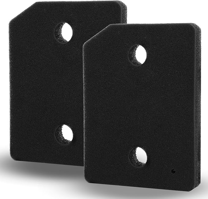2 Pack Plinth Filter Replacement for Miele T1 Dryer 9164761, Heat Pump Tumble Dryer Foam Filter,Toe-Kick Lint Filter, Washable & Double Layer Filtration
