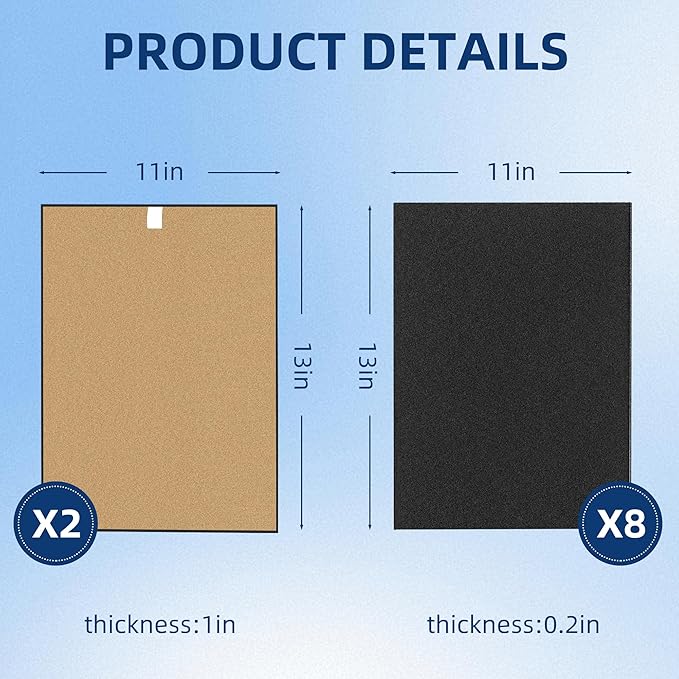 APPLIANCEMATES Upgraded C545 Replacement Filter S Pet for Winix C545 Air Purifier, Replace 1712-0096-00 2522-0058-002 (Yellow)