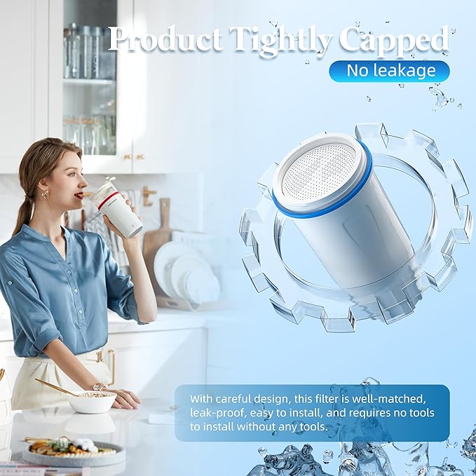 Water Filter Replacement Compatible with Zero Pitcher and Dispensers ZR-001, ZR-017, ZP-006 ZD-013, Reduces Lead,TDS, PFOA/PFOS, Chlorine and More, by NUTTUTO, Pack of 6