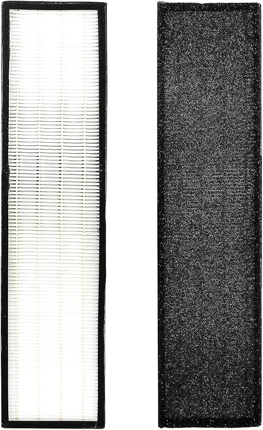 LifeSupplyUSA True HEPA Filter Replacement Compatible with GermGuardian FLT5000/FLT5111 AC5000 Series, Filter C Air Purifier (3-Pack)