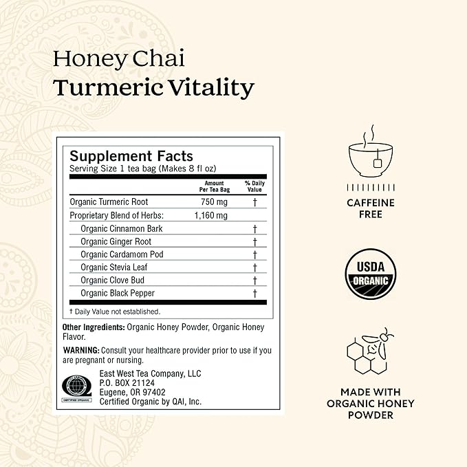 Yogi Tea DeTox and Wellness Variety Pack 4pk - 16 Bags per Pack (4 Pack) - Organic Herbal Cleansing Teas - Includes (2 Boxes Each) of Honey Chai Turmeric Vitality & DeTox - Caffeine-Free Teas