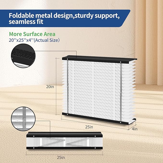 1 Pack 213 Filter Replacement Compatible with AprilAire 213 Whole House Air Purifiers Models,1210,1620,2210,2216,3210,4200,MERV 13 Furnace Filter Replacement,20x25x4inch