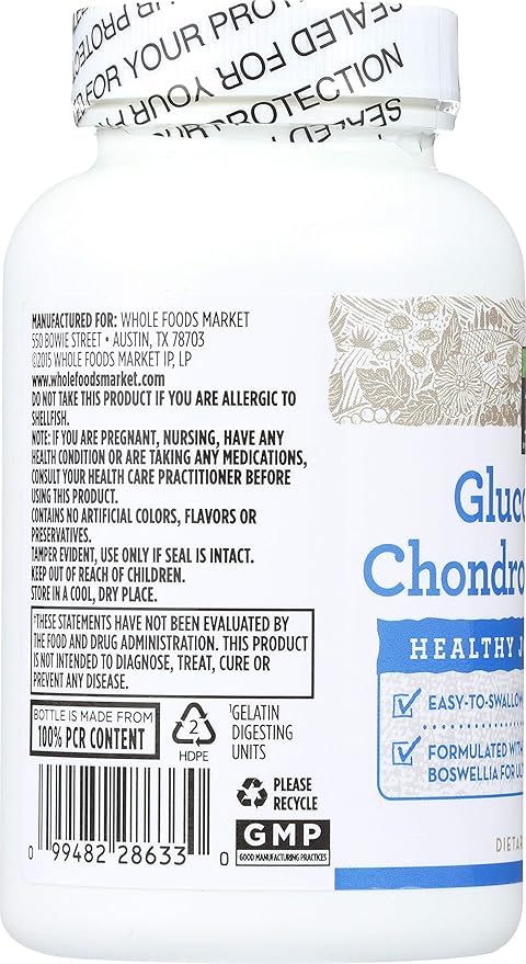 365 by Whole Foods Market, Glucosamine Chondroitin & MSM, 120 ct