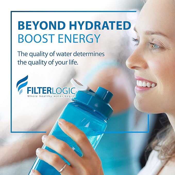 Filterlogic 3US-AF01 Under Sink Water Filter, Replacement for Standard 3US-AF01, 3US-AS01, WHCF-SRC, WHCF-SUFC, WHCF-SUF, NSF/ANSI 42 Certified (Pack of 2)