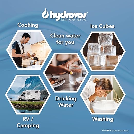 DWSP Premium Microplastic Water Filter, NSF 401/53/42 Certified Under Sink Drinking Water Filtration System, Direct Connect Kitchen/Bathroom Sink, Reduces PFOA, PFOS, Lead, Cysts, Asbestos, Chlorine