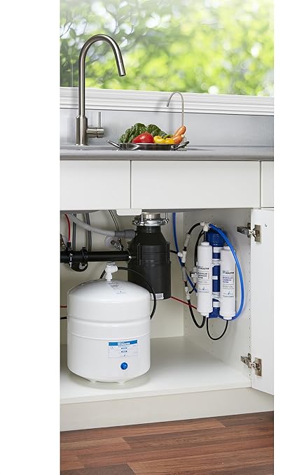 Home Master TMAFC-ERP-L Artesian Full Contact Loaded RO System, 7-Stages, 99% Rejection DOW Membrane, Patented 2-Pass Alkaline Remineralization, Fast 4.5s Fill Rate, 1:1 Pure, Lux Faucet, Fridge kit