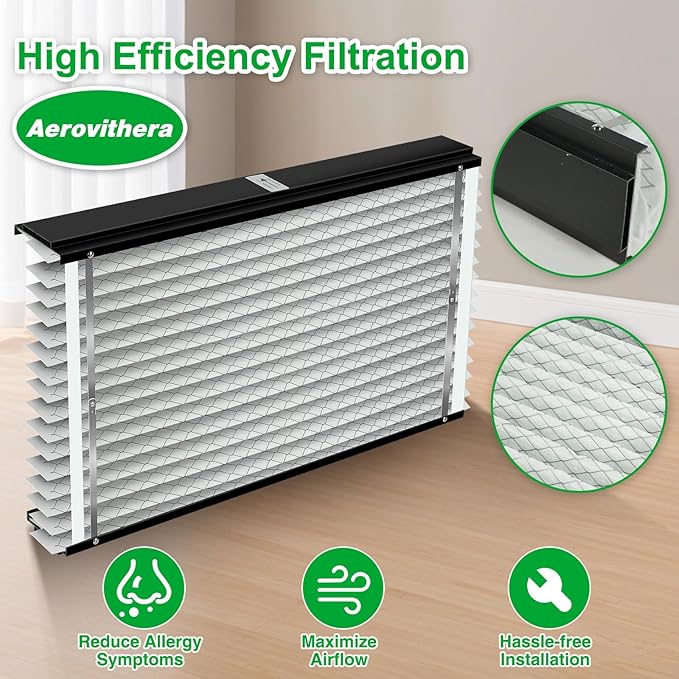 2-Pack 313 Air Filter Replacement Compatible with AprilAire Whole House Air Purifiers,Models 1310, 2310, 3310, 4300, MERV 13 20x20x4 Pleated HVAC AC Furnace Filter