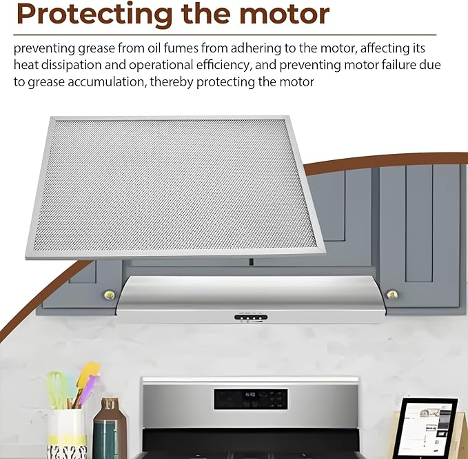 2PCS W11177751 Range Hood Grease Filter 17.24X11.7 inch Replacement W10419114 W10834041 W11176974 4547137 AP6285612 PS12348521 EAP12348521 Compatible with Whirlpool