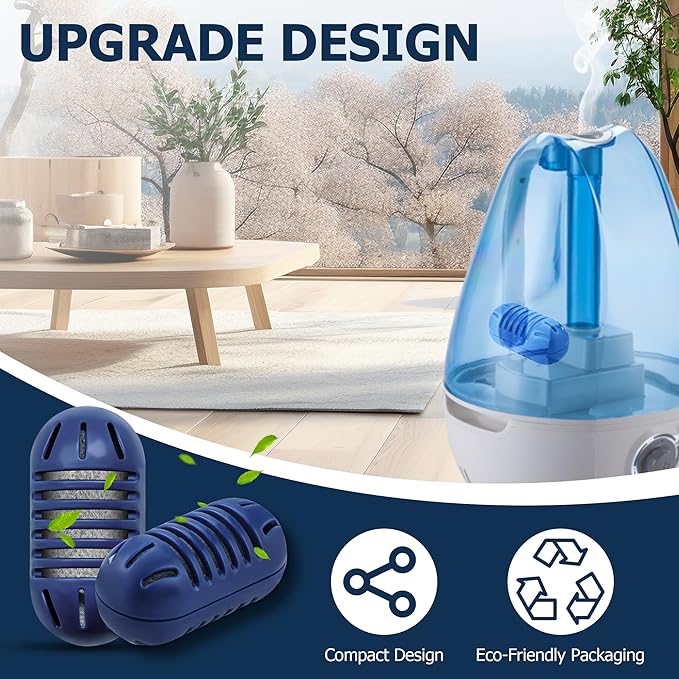 Funmit Demineralization Cartridge Compatible with HoMedics Ultrasonic Humidifiers, Prevents Hard Water Build-Up, Filters Mineral Deposits, Purifies Water, Compared to UHE-HDC4, 10 Pack