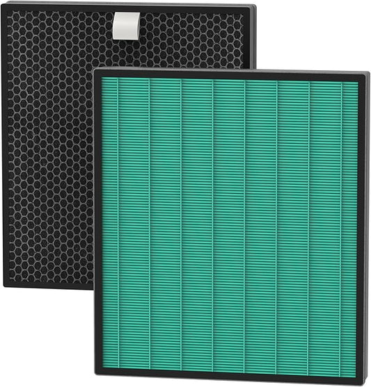 250/250S Replacement Filters for Coway AIRMEGA Max2 250 250S Smart Air Purifier, Max 2 Green True HEPA and Activated Carbon Filter Set, AP-1720-FP 2 Pack