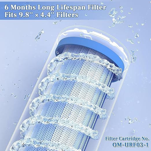 Replacement Cartridge for Whole House Water Filter OM-UF03, Lasts Up to 6 Months