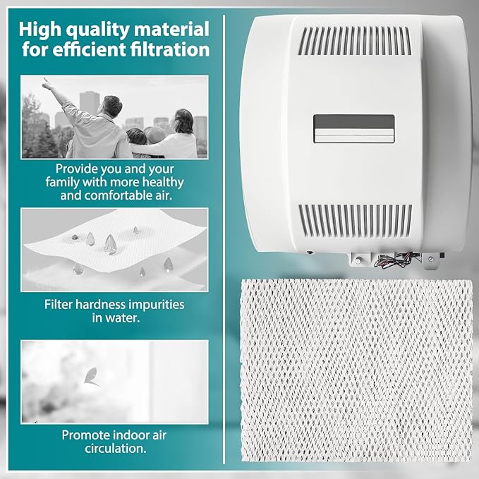 HASMX Humidifier Filter Replacement for Aprilaire Model 600 Humidifier Water Pad Filter 10" x 13" x 1-5/8" (1-Pack)