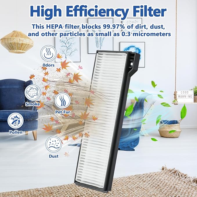 21 Pack X10 Pro Omni Replacement Accessories Kit for Eufy X10 Pro Omni Robot Vacuum, 1 Main Roller Brush, 2 Hepa Filters, 4 Mop Cloth Pads, 6 Side Brushes, 6 Dust Bags, 1 Screwdriver 1 Clean Tool