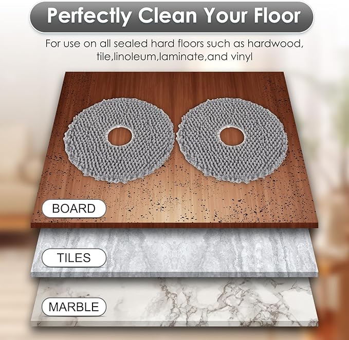 (14 Pack) Plus 505 Combo Replacement Parts for iRobot Roomba Plus 505 Combo, Plus 405 Combo, Plus 405, Plus 505 Robot Vacuum, 1 Roller Brush, 3 Dust Bags, 3 Mop Pads, 4 Side Brushes, 3 HEPA Filters