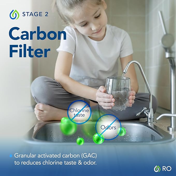 Kind Water 6-Stage Reverse Osmosis Drinking Water System with Chrome Faucet (Oil Rubbed Bronze)