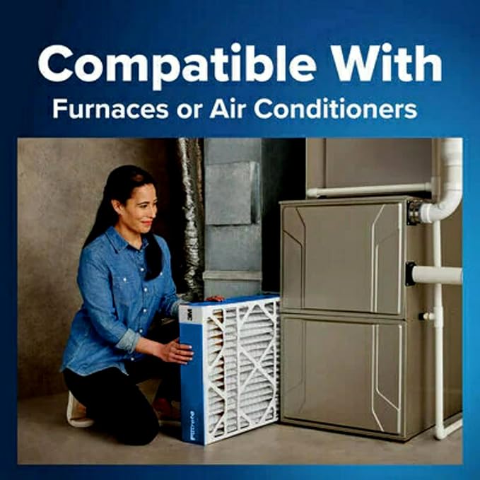 Filtrete 20x20x4 AC Furnace Air Filter, MERV 13, MPR 1900, Premium Allergen, Bacteria & Virus Filter, Electrostatic Air Cleaning Filter, 2-Pack (Actual Size 19.75 x 19.75 x 4.31 in)