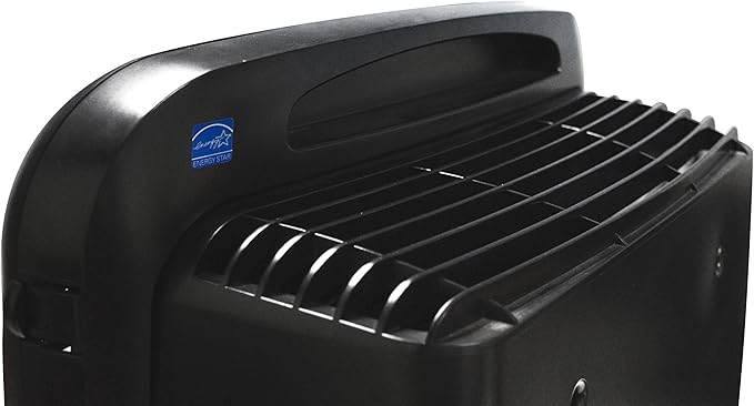 Whirlpool WP500B WP500 Whispure Air Purifier – 490 sq ft Filtration with True HEPA and Carbon Pre-Filter 8171434K, 1183054K. Compact Odor Allergen Eliminator (WP500B-Slate, Large, Slate Black