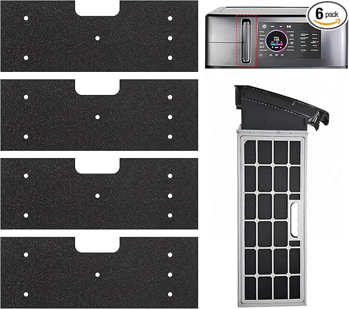 GE Washer Dryer Combo, WH01X35719 Dryer Lint Filter replacement, 2025 New Lint Filter for Ge Washer Dryer Filter Sponge, Hand Washable and Reusable, Models: PFQ97HSPVDS (Only 4 pcs)