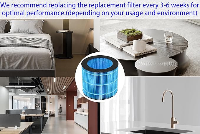 MIRO PRO Humidifier Wicking Filters for Afloia MIRO PRO, Kilo PRO Air Purifier Humidifier 2 in 1, 2 Pack