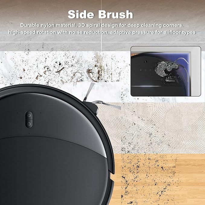 Yivy 30 PCS Replacement Parts Kit Compatible with Roborock Saros 10/G30 - Accessory Set with 2 Roller Brushes, 6 Side Brushes, 4 Filters, 4+4 Mop Pads, 6 Dust Bags, 1Self-Cleaning Brush