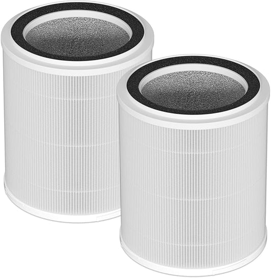 OSAP5FIL True HEPA Filters Replacement Compatible with OdorStop OSAP4 OSAP5 OSAP5FIL Air Cleaner Purifiers, Multi-Stage Filtration with Activated carbon Air Clean Dust VOCs Odor, 2 Pack