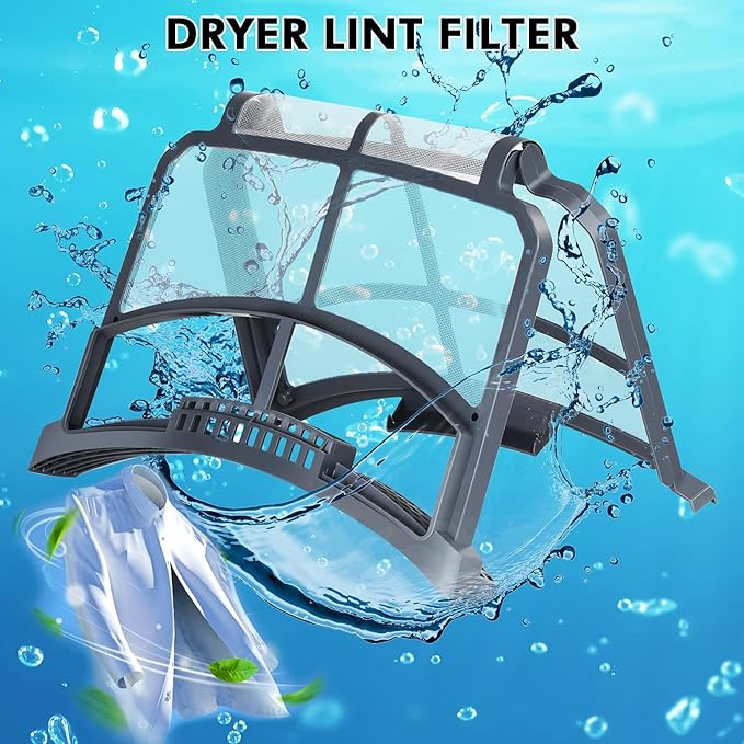 WE16X32537 Dryer Lint Filter Replacement, Compatible with GE General Electric Clothes Dryers, Replaces WE16X29597 AP7205579 Lint Trap Screen