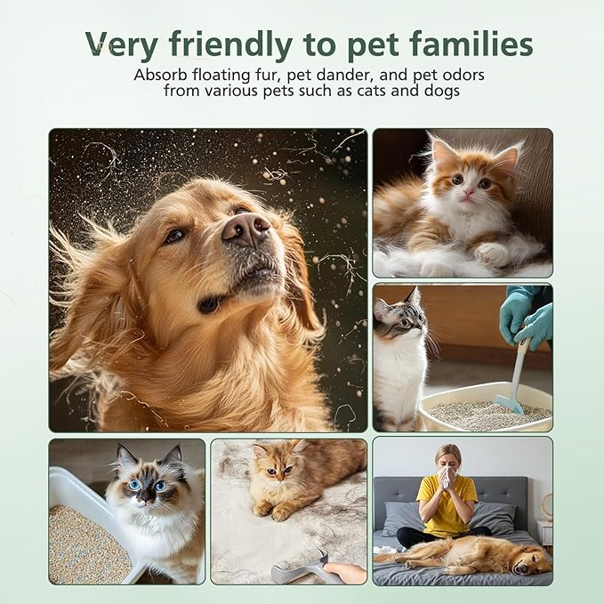 Core 300 Pet Care Replacement Filter for LEVOIT Core 300 Core300-P Core 300s VortexAir Air Purifier, 3-in-1 HEPA and Activated Carbon, Core 300-RF-PA, 2 Pack, Yellow