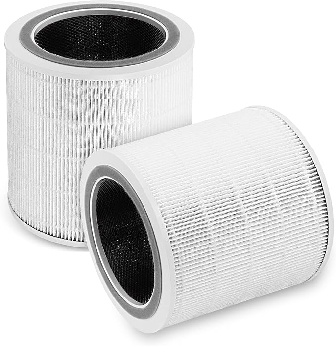 Core 400S Replacement Filter for LEVOIT Core 400S, Core 400S-P, Core400S-RF Smart WiFi Air Purifier, 3-in-1 True HEPA Activated Carbon Filter, 2 Pack, White by APPLIANCEMATES