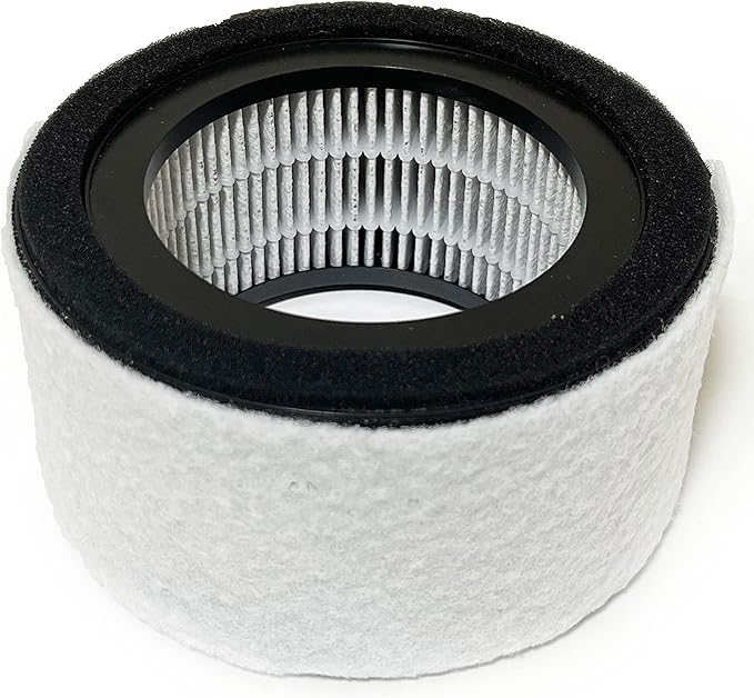 Nispira EE-5067 HS-1944 H13 Filter Replacement for Crane Air Purifier 3-in-1 True HEPA Carbon Washable Pre Filter, 1 Pack