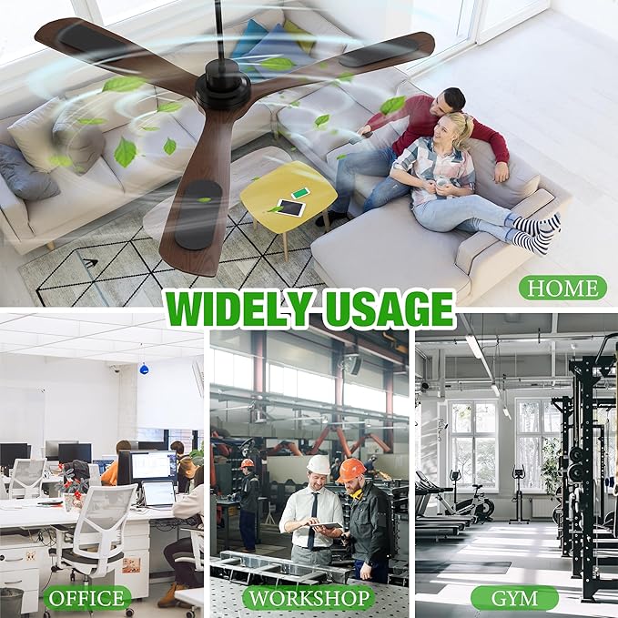 HOMAR 12 pack Ceiling Fan Filters for Blades Activated Coconut Shell Carbon Ceiling Fan Air Filters for Household Contaminants Easy-Stick & Universal Fit Fan Air Purifier Pads