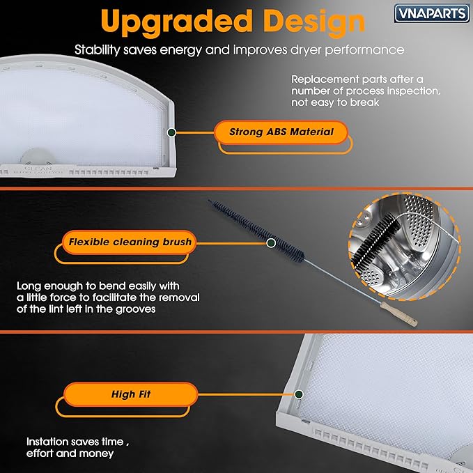 For Hotpoint HTX21EASK0WW HTX21GASK0WW HTX21PASK0WW HTX24EASK0WS HTX24EASK0WW HTX24GASK0WS HTX24GASK0WW Dryer Lint Filter Screen Replacement For GE GTD45EASJ1WS GTD65EBPL0DG GTD65EBSJ0WS GTD42EASJ1WW