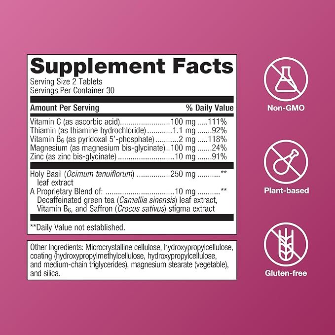 Metagenics HerWellness Recharge Overnight - Women's Sleep Support Supplement with Magnesium, Holy Basil, Vitamins & Zinc* - Aids Calm & Relaxation* - 60 Tablets