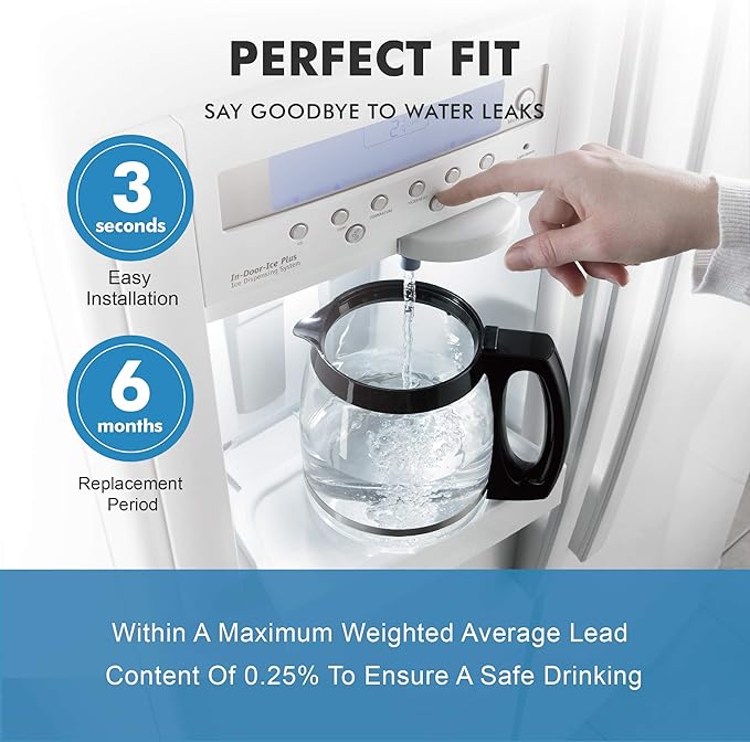 FPPWFU01 Water Replacement, Compatible with EPPWFU01, PureAdvantage PurePour PWF-1, FPPWFU01 (Pack of 1)