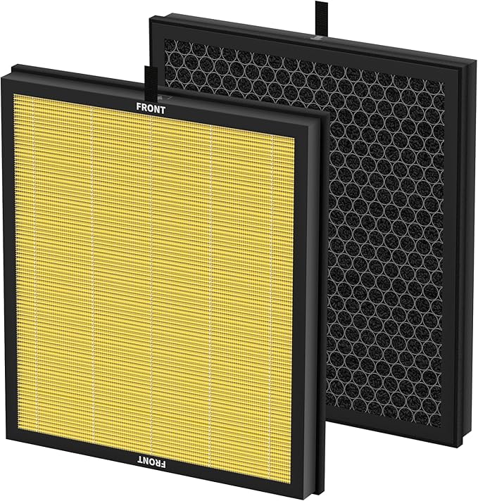 AP303 AP304 Replacement Filter, Compatible with DAYETTE AP303 AP304 and FRESHDEW AP303 AP304 Air Cleaner Puri-fier, HEPA Filter with 3 Stage Filtration, 2 Pack