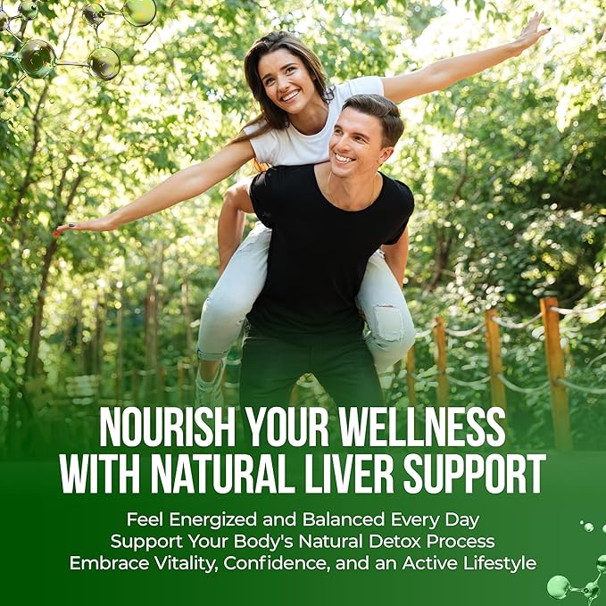Nature's Nectar Liver Cleanse Detox & Repair – Active Liver Support Supplement with Milk Thistle Liver Detox – Helps Repair & Protect Liver, Aids Fatty Liver & Gallbladder Health – 60 Capsules