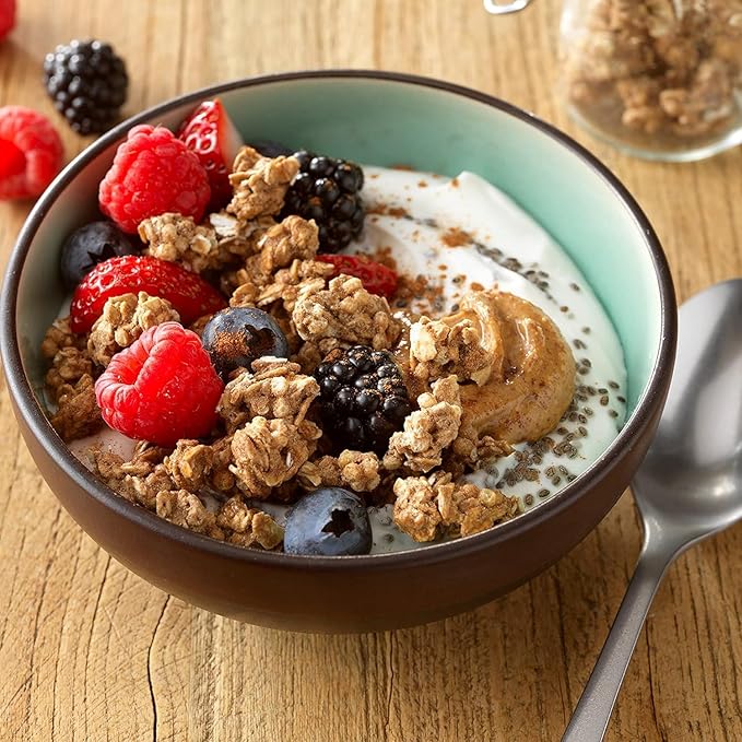 Quaker Protein Granola Breakfast Cereal, Maple Brown Sugar, 18oz Boxes (2 Pack)