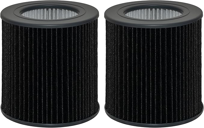 Air Mini PECO-HEPA Tri-Power Filter Replacement, Compatible with Molekule PECO-HEPA Tri-Power Air Mini and Air Mini+ Air Purifier, 2 Pack