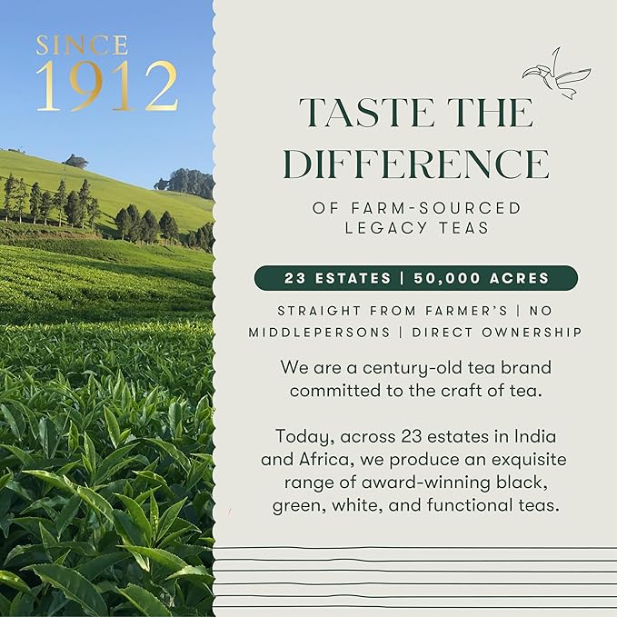 Luxmi Estates Midnight Bloom Organic Jasmine Tea (25 Tea Bags) Mildly Caffeinated Tea Bags For Relaxing, Calming, and Stress Relief, With Certified Organic Darjeeling Makaibari Green Tea