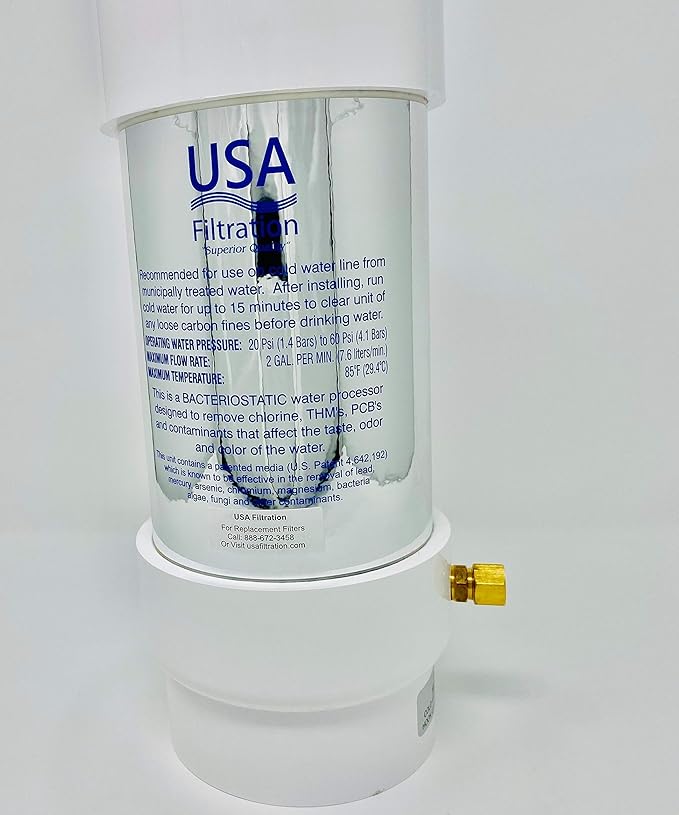 5-Stage Under Sink Counter Water Filter System (25,000 Gallon Rated) - NSA 100S and 100X Replacement Made in USA by USA Filtration
