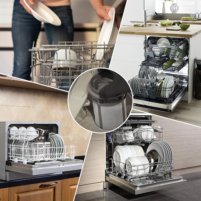 Funmit W10872845 Dishwasher Pump Filter Cup Replacement for Whirlpool Kenmore Amana Kitcheniad Dishwasher Replaces 8579307 AP6030094 W10056425 W10056426 (2025 Update)