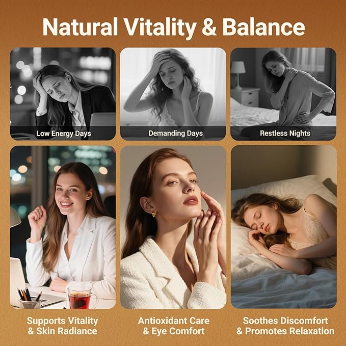 Kidney Tea Formula Ginseng Vitality Tea - 2 Varieties x 15 Bags, Traditionally Family-Grown, Caffeine-Free Pure Herbal Blend with 10 Traditional Chinese Herbs for Men & Women